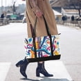 thumbnail image 4 of FORMRS Laptop Tote Bag for Women with 15.6" Computer Compartments Handbag, Musical Pattern, 4 of 7