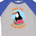 thumbnail image 4 of Inktastic Save the Rainforest Toucan Illustration Boys or Girls Toddler T-Shirt, 4 of 5