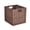 Brown, variant on Handwoven Paper Woven Cube Basket Organizer with Handles Foldable Storage Baskets for Bedroom Living Room Cubby Storage Units for Clothes Books Toys 9.8x9.8x9.8 Inch