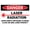 Warning Sign 4, variant on Danger LPG NO Smoking NO Naked Lights Sign (L6415) - 8"x12" Metal Tin Sign for Industrial Commercial Series, LPG Storage, Gas Station