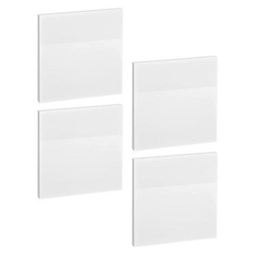 Masteelf 4 Books Cubicle Accessories Notepad Office 7.50X7.50X0.01CM White