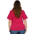 thumbnail image 3 of Playera básica Roman Fashion/Tallas Extras, 314 (Fiusha) fucsia 36 Roman Fashion BL-RF-314-FIUSHA, 3 of 6