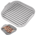 thumbnail image 2 of Silicone Microwave Bacon Tray Microwave Bacon Machine Food Grade Silicone Microwave Bacon Pan Gray, 2 of 6
