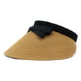 thumbnail image 6 of SikaFu Ms. Summer Sun Hat Empty Blip -Made Straw Hat Bow Wide -Eaves Sunscreen Hat Outdoor Shading, 6 of 8