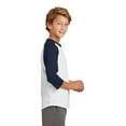 thumbnail image 3 of Sport-Tek Raglan Jersey (YT200) White/Navy, XS, 3 of 6