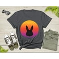 thumbnail image 6 of Cute Bunny Rabbit Animal Silhouette at Sunset for Men Women T-Shirt Bunny Lover Gift T Shirt for Men Women Kids Boys Girls Graphic TShirt, 6 of 8