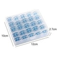 thumbnail image 2 of 25 Blue Bobbins for Pfaff Sewing Machines - Comes with Translucent Organizer Box - High-Quality , Durable - Standard Size, Easy to Thread & Carry, 2 of 3