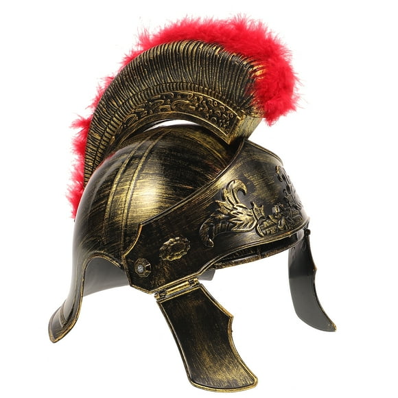 BRIGHTFUFU Casco romano guerrero espartano casco Medieval Cosplay disfraz Prop para adultos adolescentes