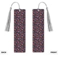 thumbnail image 2 of Kdxio Dancing Skeletons Floral Garden Print Metal Tassel Bookmarks,Perfect Gift for Art Lovers and Bookworms Metal Bookmarks for Women, 2 of 8