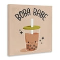 thumbnail image 3 of Stupell Industries Boba Babe Bubble Tea Quotes and Sayings Painting Wrapped Canvas Canvas Art Print Wall Art, 36 x 36, 3 of 7