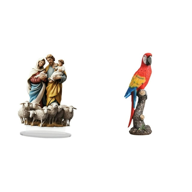 Adorno De Mesa De Loro Acrílico, Decoración Navideña Creativa, Decoración De Escritorio única, Artesanía De Recuerdo Para El Hogar, Dormitorio, Jardín, Chimenea.