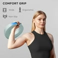 thumbnail image 4 of Soozier 13lbs Kettlebell Kettle Bell with Wide Handle, Light Grey, 4 of 10