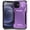 Purple, variant on Fashion Case Drop Resistant Shockproof Case For iPhone 13 Mini / iPhone 12 Mini (5.4inch)