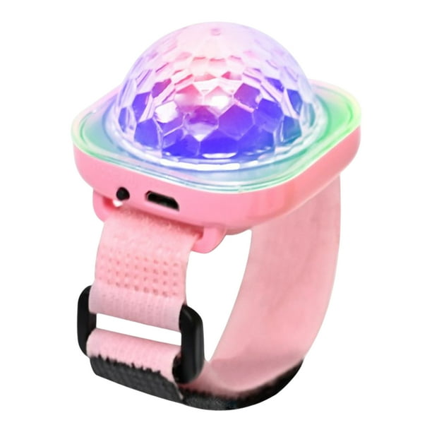 Mini pulsera luces de discoteca control de sonido 400 mAh LED luz de escenario para fiesta de baile