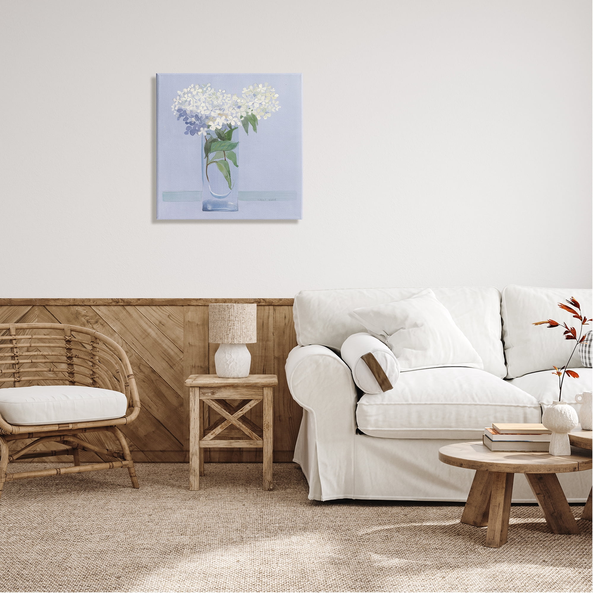 Stupell Industries Lovely Flower Blossom Bouquet Pale Purple Accent Painting Gallery Wrapped Canvas Print Wall Art, Design by unknown