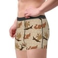 thumbnail image 2 of Disketp Cartoon Squirrel Men's Boxer Briefs,Soft and Breathable Cotton Underwear with ComfortFlex Waistband, 2 of 7