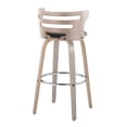 thumbnail image 6 of Cosini 30" Fixed-Height Bar Stool, Bar Chairs, Swivel Bar Stools, Bar Stools Set of 2, 6 of 6