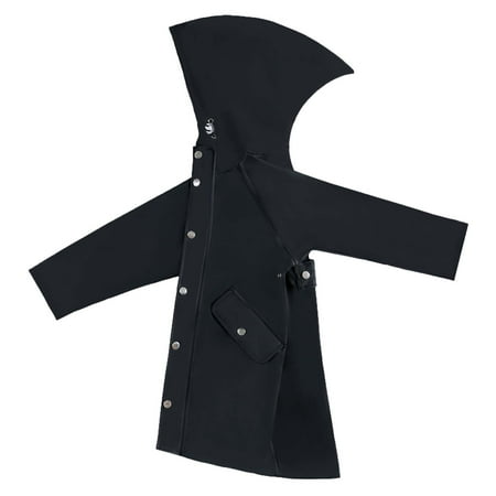 

Dpytoraw Kids Girls Boys Rain Jacket Lightweight Water Proof Raincoat Hooded Lined Long Windbreaker Size 11-12 Years