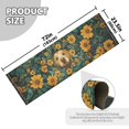 thumbnail image 5 of Yayeee Hallway Runner Rug 2'x6' Non Slip Machine Washable with Rubber Backing, Flowers and Dog, 5 of 8