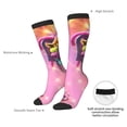 thumbnail image 4 of Goofa Trolls Band Together Pattern Adult Stockings, Color-Block Knee High Socks, Comfortable and Breathable, Soft and Stretchable, Sports, and Decoration, 4 of 6
