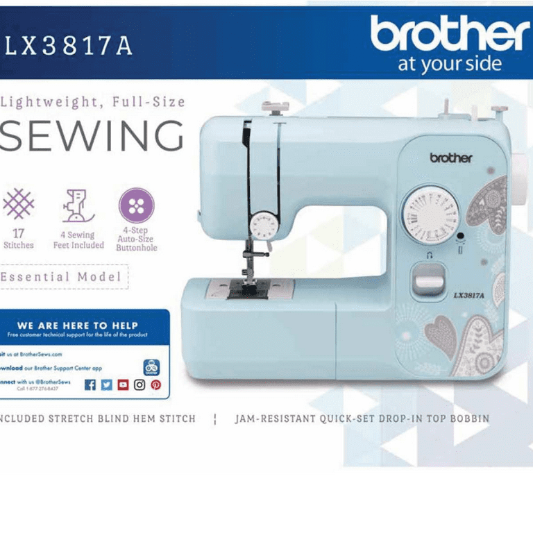 Brother LX3817A 17-Stitch Portable Full-Size Mechanical Sewing