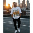 thumbnail image 2 of G West Money Oversized Mens T-Shirt White Size- 4XL, 2 of 3