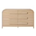 thumbnail image 6 of Walker Edison Contemporary Waterfall 6-Drawer Dresser, Coastal Oak, 6 of 14
