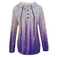 thumbnail image 4 of Vedolay Sweatshirts Hoodies for Women 2023 Crewneck Oversized Pullover Casual Comfy Fall Fashion Hoodies,Purple S, 4 of 5