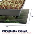 thumbnail image 2 of Hydrofarm Jump Start Seedling Heat Mat, 48" x 20", 107W, Waterproof, UL Listed Indoor Home Gardening Seed Starter, 2 of 2