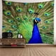 thumbnail image 2 of Tapiz decorativo de pared, colcha, textiles para el hogar, tapete de playa, pavo real, 60 pulgadas, 2 of 9