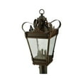 thumbnail image 2 of Meyda Tiffany 129190 Verona 3 Light 23" Tall Post Light - Gilded Tobacco, 2 of 6