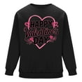thumbnail image 4 of Goodeals Fleece Valentine Sweatshirt Men 2025 Oversized Hearts Long Sleeve Shirt Happy Valentines Day Heart Sweatshirts Gift for His(Black,L)Clearance Deals, 4 of 6
