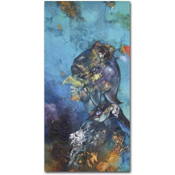 Trademark Fine Art 'The Green Man' Canvas Art by Nick Bantock