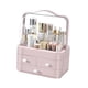 thumbnail image 2 of Estuche organizador de cosméticos, joyero, a prueba de polvo, transparente Rosa, 2 of 7
