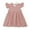 Pinks, variant on Baby Girls Casual Summer Dresses Summer Toddler Linen Dresses Baby Girls Ruffle Sleeveless Tie Back Pleated A-Line Casual Party Loose Flowy Beach Sundress New White 4-5T