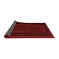 thumbnail image 2 of Ahgly Company Indoor Square Abstract Red Contemporary Area Rugs, 7' Square, 2 of 4
