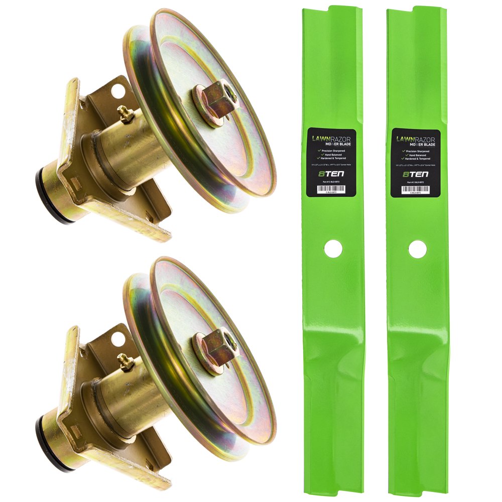 8TEN Lawn Mower Spindle and Blade kit for Stens Oregon MTD Part