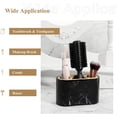 thumbnail image 4 of Shinowa Toothbrush Holder,Premium Toothbrush Organizer,Bathroom Storage Organizer for Electric Toothbrush, Toothpaste, Razor, Comb, Ink Black, 4 of 8