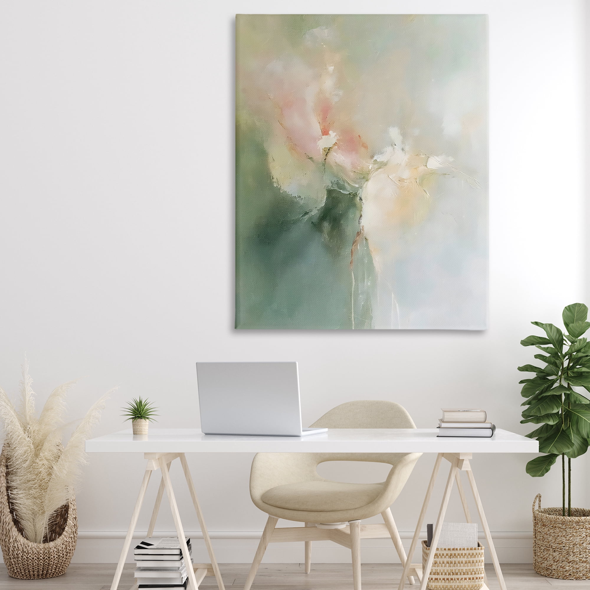 Stupell Industries Ethereal Brushwork Abstraction Canvas Wall Art, design by Riley B