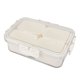 thumbnail image 2 of Caja de especias de cocina de 4 rejillas, contenedor de condimentos dividido de mano multifunción sellado, caja de almacenamiento de especias para cocina, restaurante, mostrador, Picnic, 2 of 5
