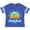 Football Blue and White, variant on Summer Enjoy the Sunshine Destin Beach Florida in Blue Boys or Girls Toddler T-Shirt