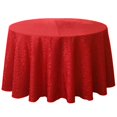 thumbnail image 1 of Tablecloths Machine Washable Neat Edges Round Spillproof Polyester Fabric Table Cover For Home, 1 of 5