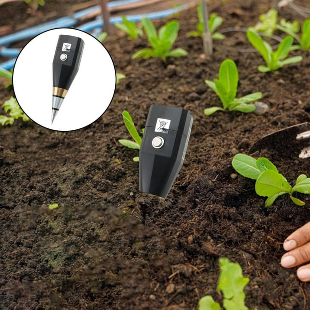Medidor de Humedad Del Suelo, Medidor de PH, Rango -8, Portátil, Sin Electricidad, Medidor de Y Humedad para Plantar Flores.