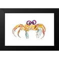 thumbnail image 2 of Loreth, Lanie 14x11 Black Modern Framed Museum Art Print Titled - Crab With Glasses, 2 of 5
