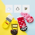 thumbnail image 6 of Non-slip soles No fluorescer Not easy to fall off Universal for cats and dogs Breathable Resilient Pet socks Cotton socks Pet supplies Dog socks YELLOW FROG  S, 6 of 8