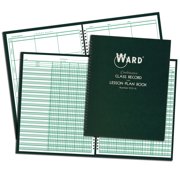 WARD Combination 9-10 Week Class Record + 6 Period Lesson Plan Book