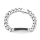 thumbnail image 1 of Pulsera de acero inoxidable con cadena de eslabones cubanos para hombre, 22 cm, 1 of 2