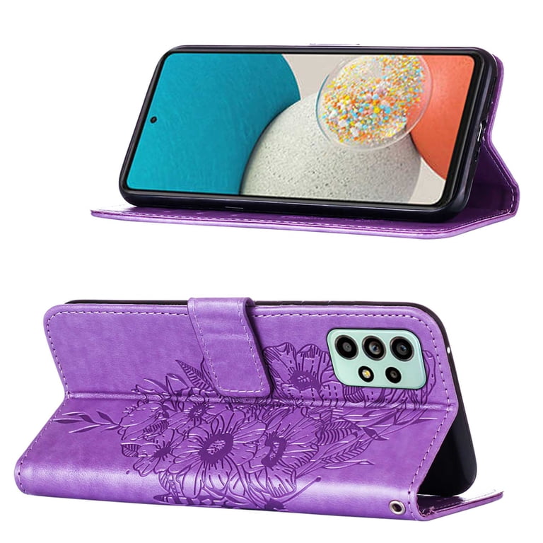 Dteck for Samsung Galaxy A53 5G 6.5 inch Butterfly & Flower