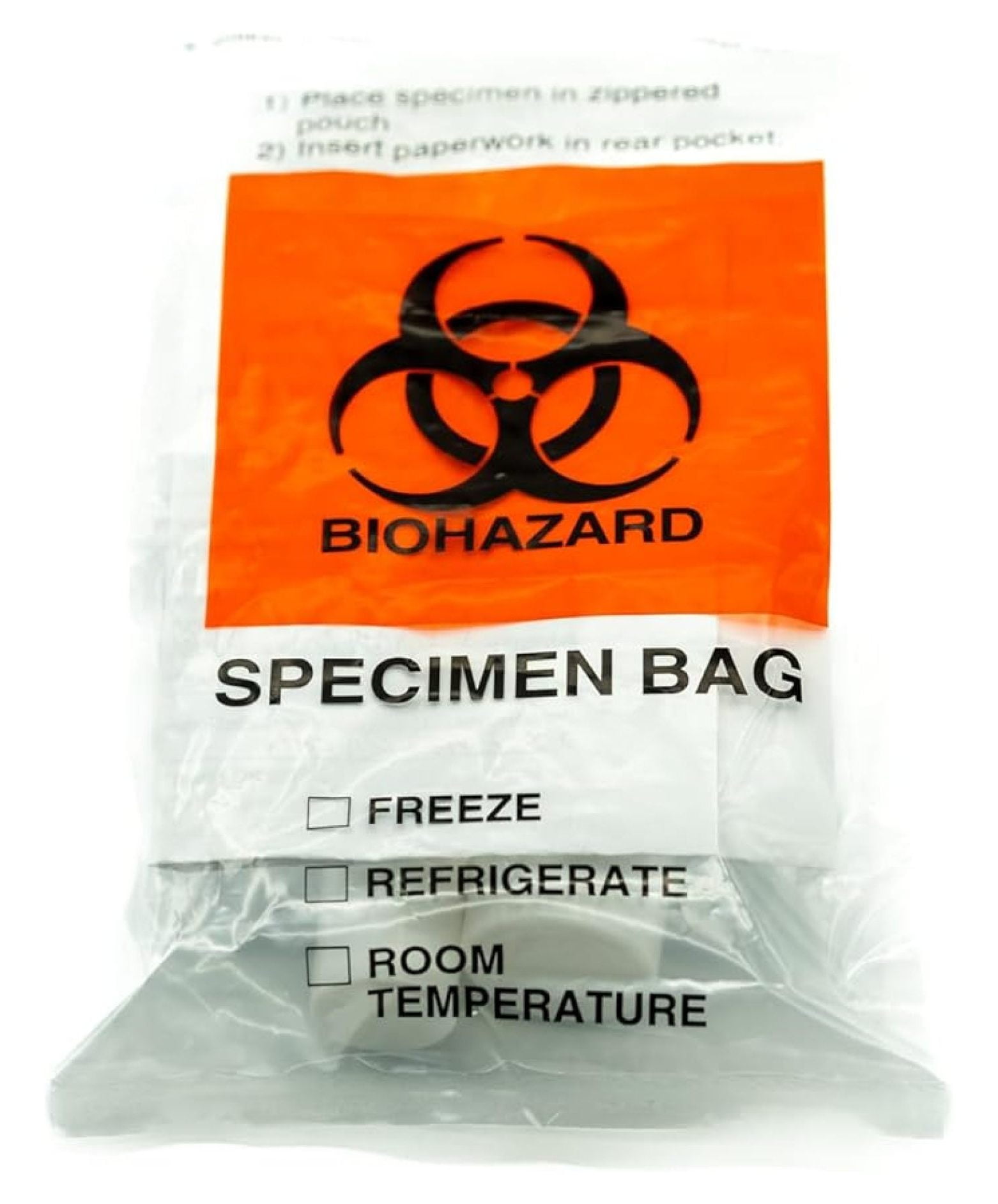 Medline Zip-Style Biohazard Specimen Bags 9