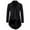Black, variant on RKSTN Jackets for Men Evening Dress Tuxedo Long-sleeved Single Five Buttons Turndown Suit Fall and Winter Long Sleeve Jacket Coats